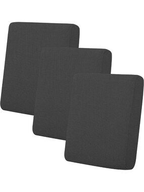 Stretchy Sofa Cushion Covers - Soft Elastic Furniture Protector, 3-Piece Set